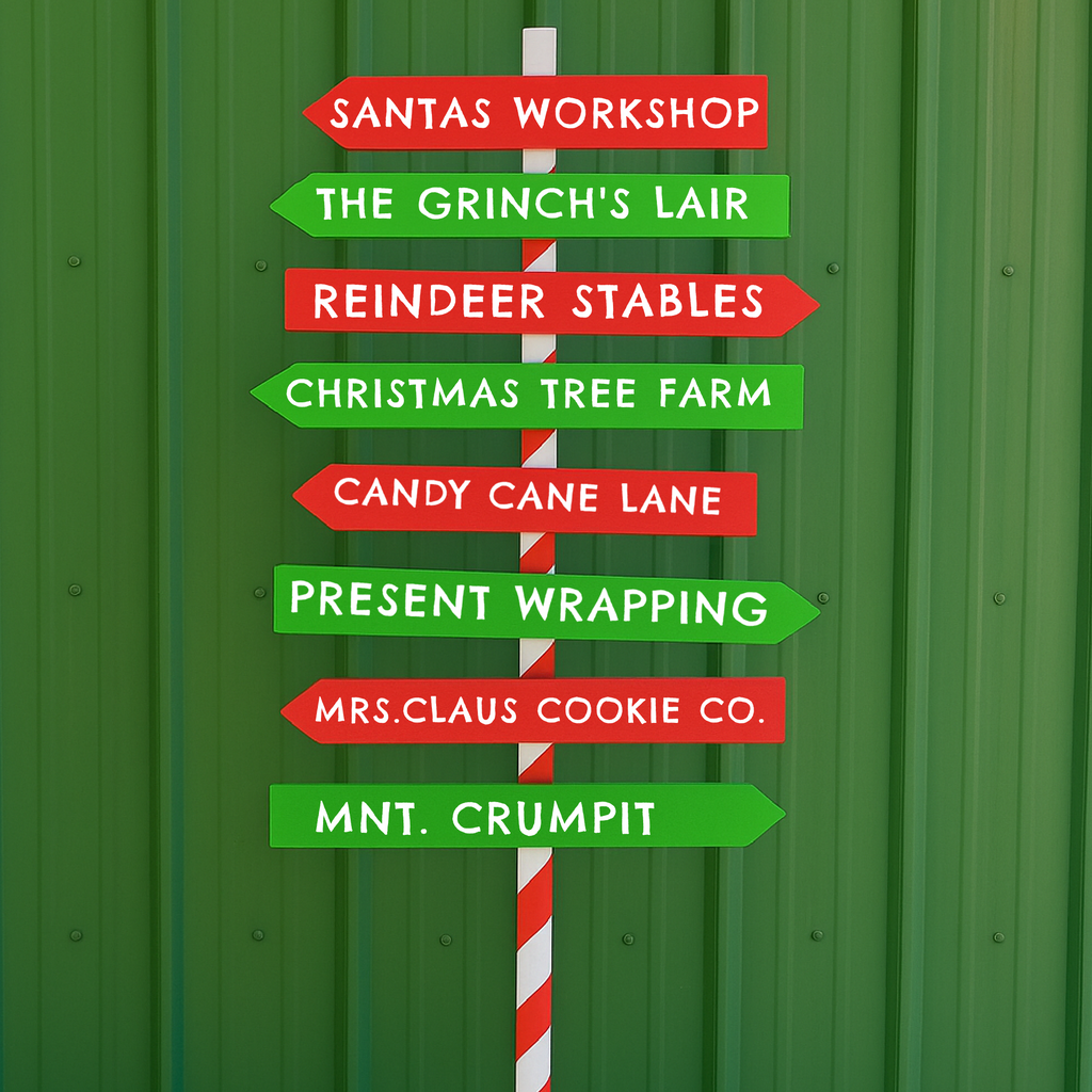 Holiday Directional Signs