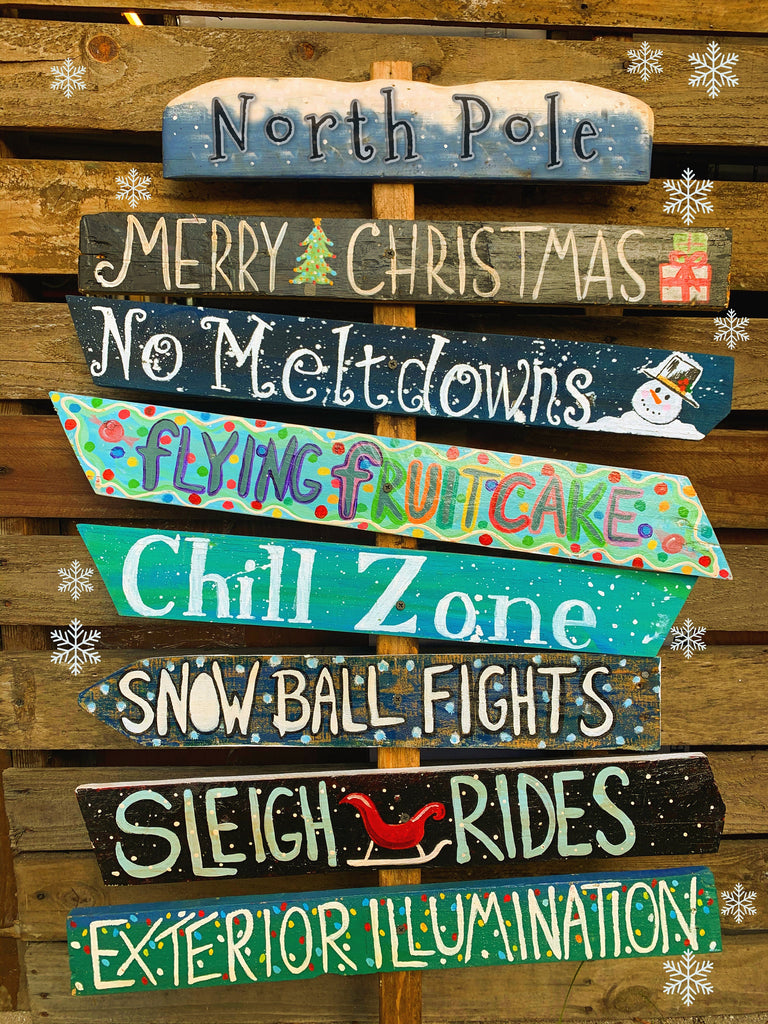 Holiday Directional Signs
